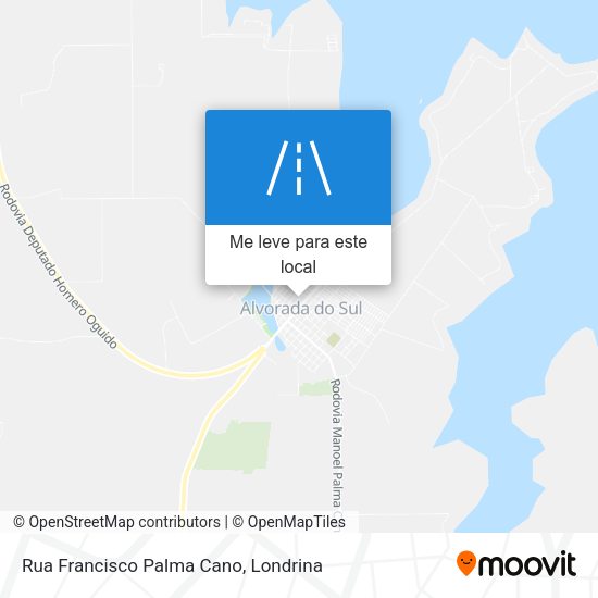 Rua Francisco Palma Cano mapa