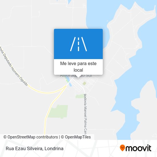 Rua Ezau Silveira mapa