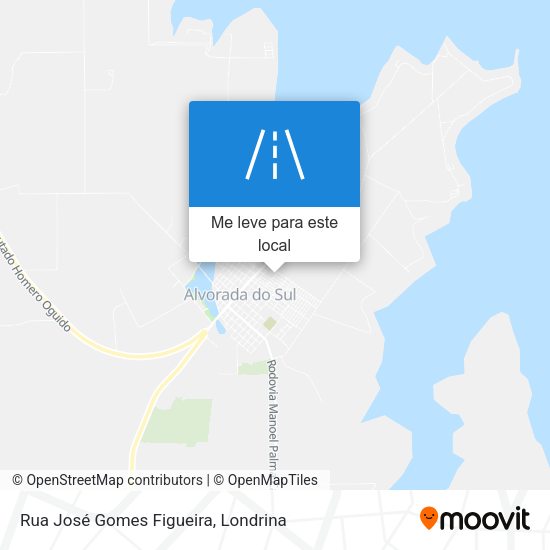 Rua José Gomes Figueira mapa