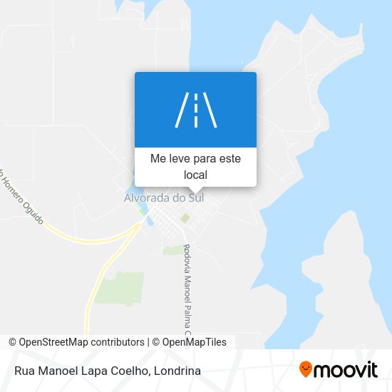 Rua Manoel Lapa Coelho mapa