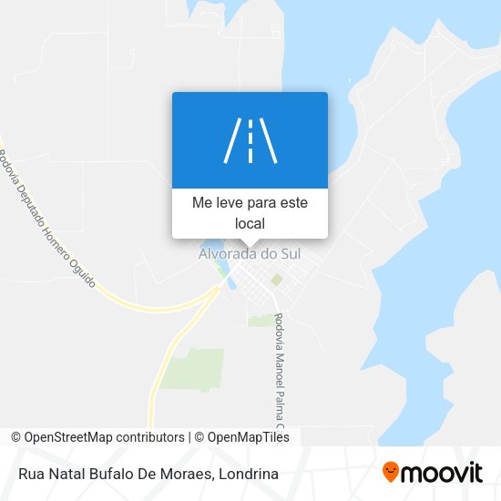 Rua Natal Bufalo De Moraes mapa