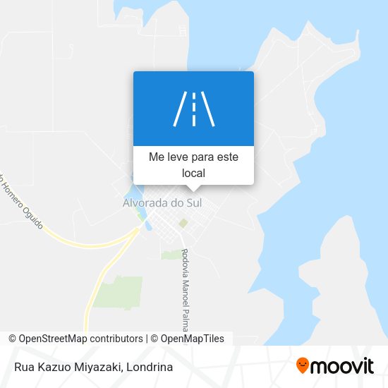 Rua Kazuo Miyazaki mapa