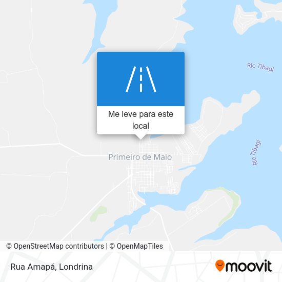 Rua Amapá mapa
