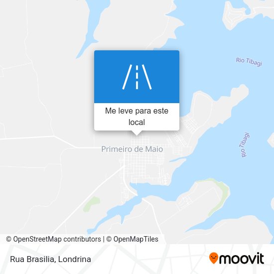 Rua Brasilia mapa