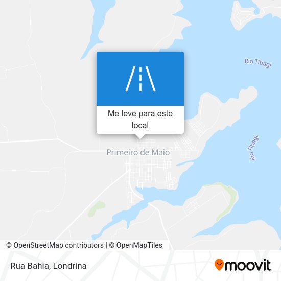 Rua Bahia mapa