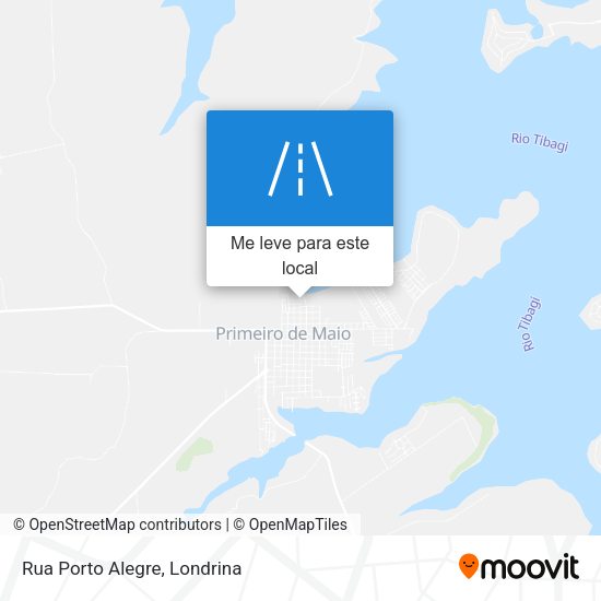 Rua Porto Alegre mapa