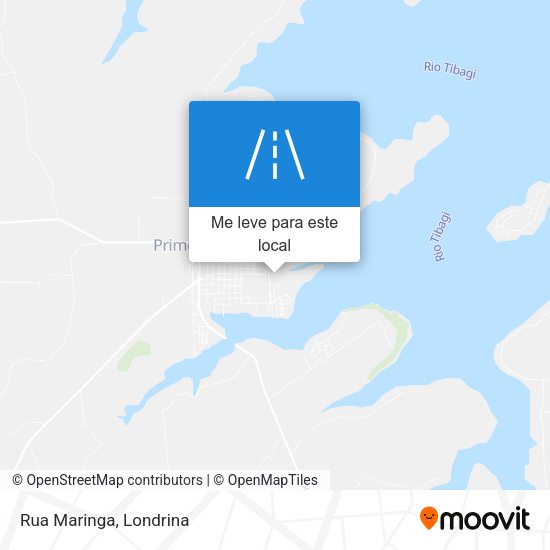 Rua Maringa mapa