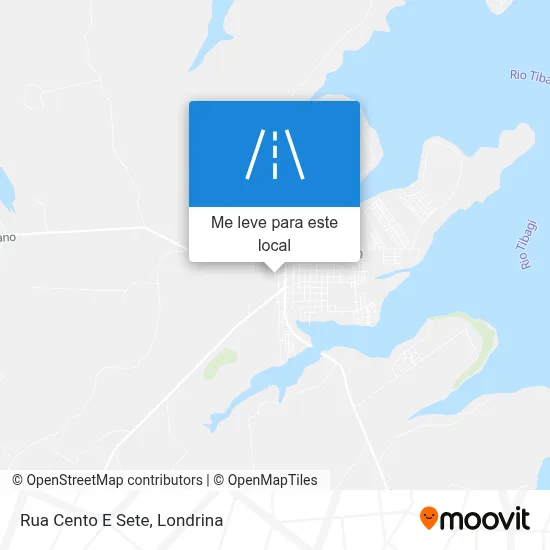 Rua Cento E Sete mapa