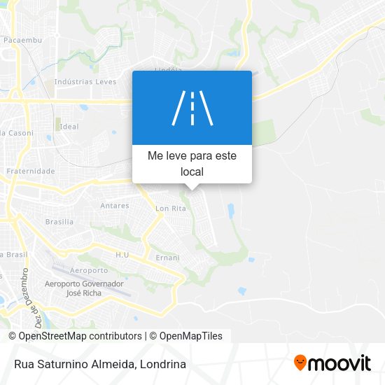 Rua Saturnino Almeida mapa
