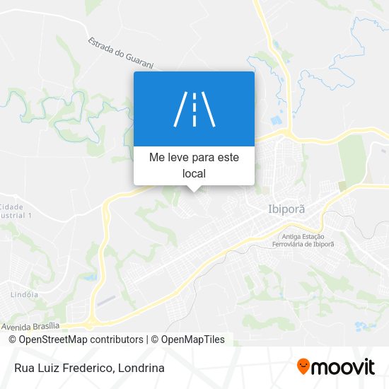 Rua Luiz Frederico mapa