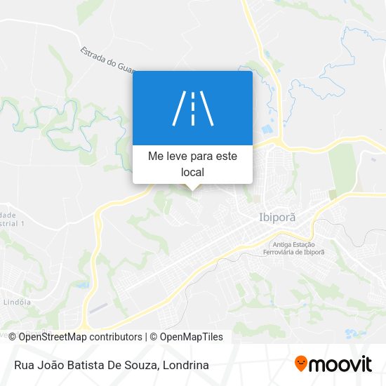 Rua João Batista De Souza mapa