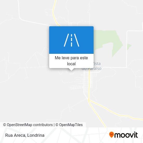 Rua Areca mapa