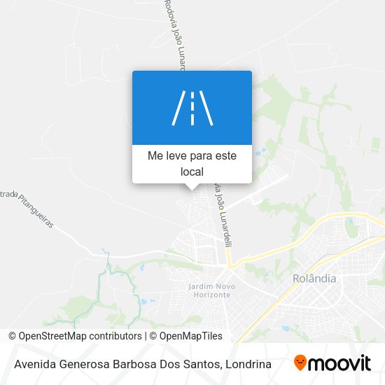 Avenida Generosa Barbosa Dos Santos mapa