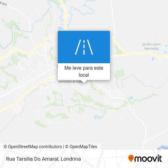 Rua Tarsilia Do Amaral mapa