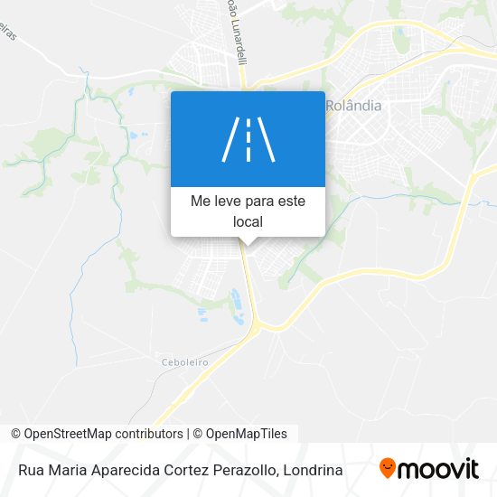 Rua Maria Aparecida Cortez Perazollo mapa