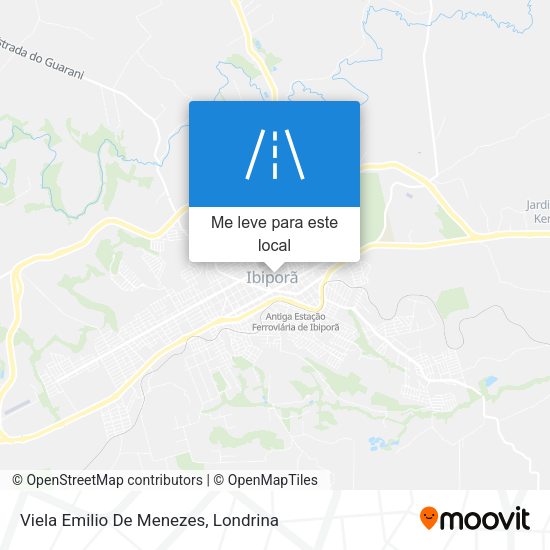 Viela Emilio De Menezes mapa