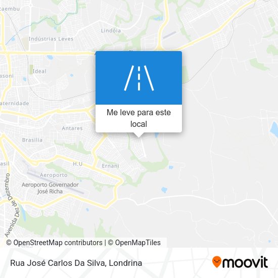Rua José Carlos Da Silva mapa