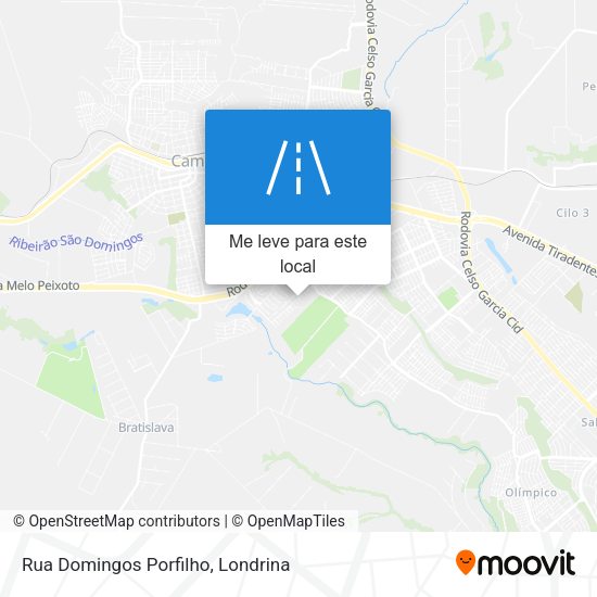 Rua Domingos Porfilho mapa