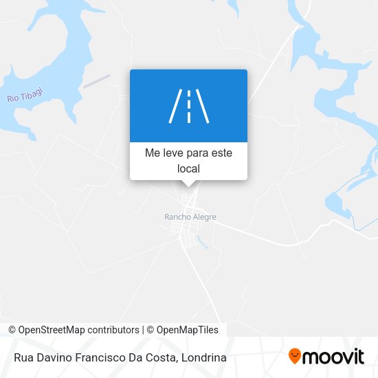 Rua Davino Francisco Da Costa mapa