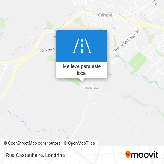 Rua Castanheira mapa