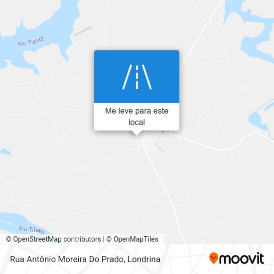 Rua Antônio Moreira Do Prado mapa