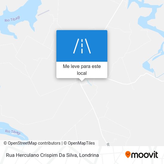 Rua Herculano Crispim Da Silva mapa