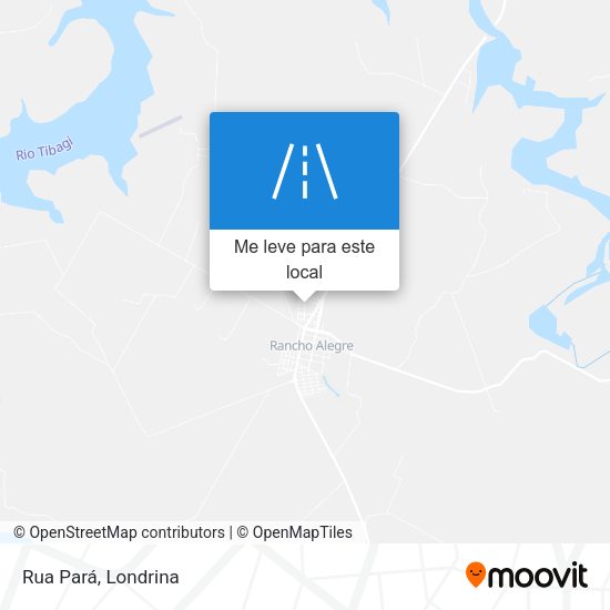 Rua Pará mapa