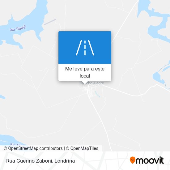 Rua Guerino Zaboni mapa