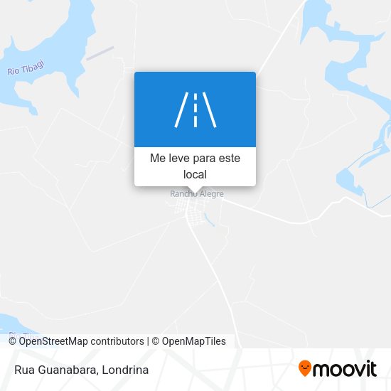 Rua Guanabara mapa