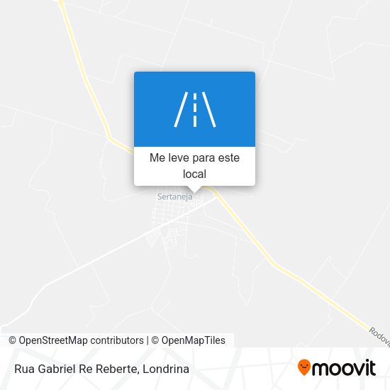 Rua Gabriel Re Reberte mapa