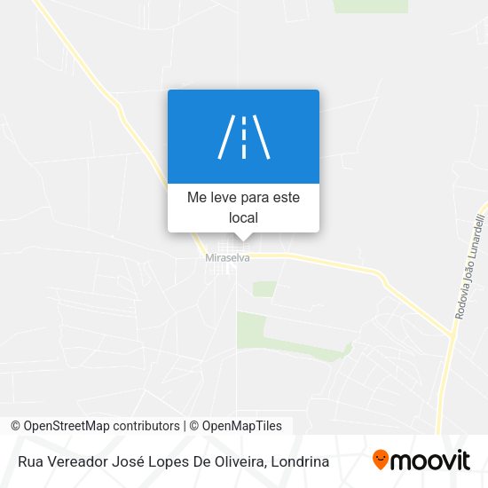 Rua Vereador José Lopes De Oliveira mapa