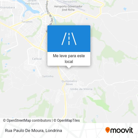 Rua Paulo De Moura mapa