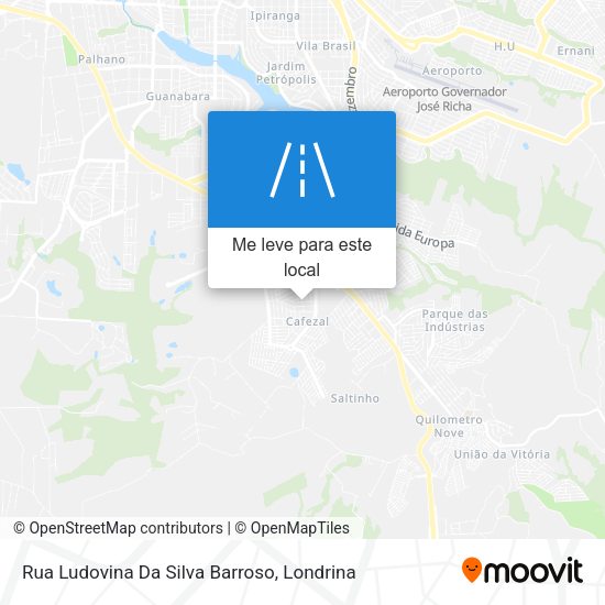 Rua Ludovina Da Silva Barroso mapa
