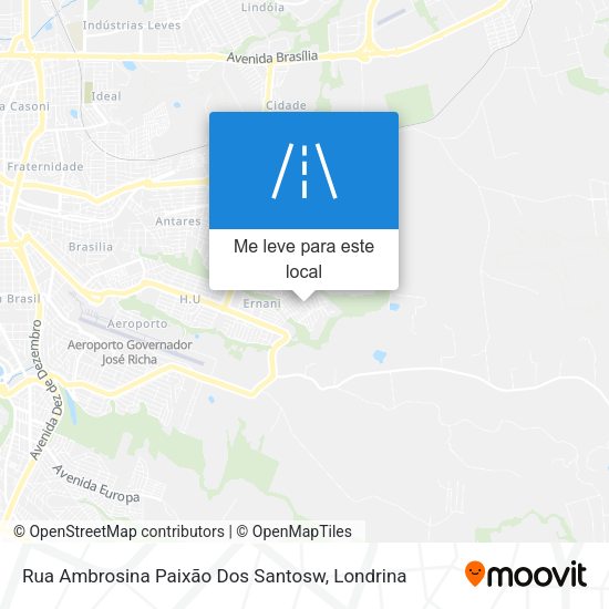 Rua Ambrosina Paixão Dos Santosw mapa