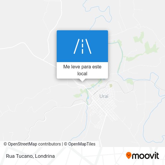 Rua Tucano mapa