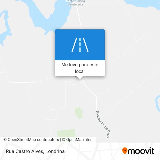 Rua Castro Alves mapa