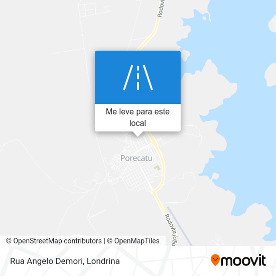 Rua Angelo Demori mapa