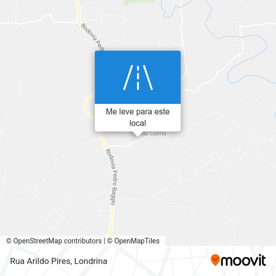 Rua Arildo Pires mapa