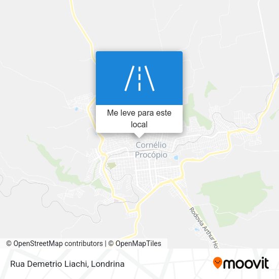 Rua Demetrio Liachi mapa
