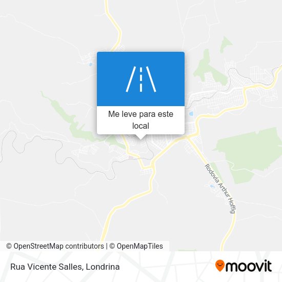Rua Vicente Salles mapa