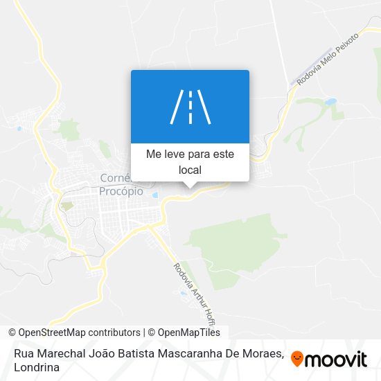 Rua Marechal João Batista Mascaranha De Moraes mapa