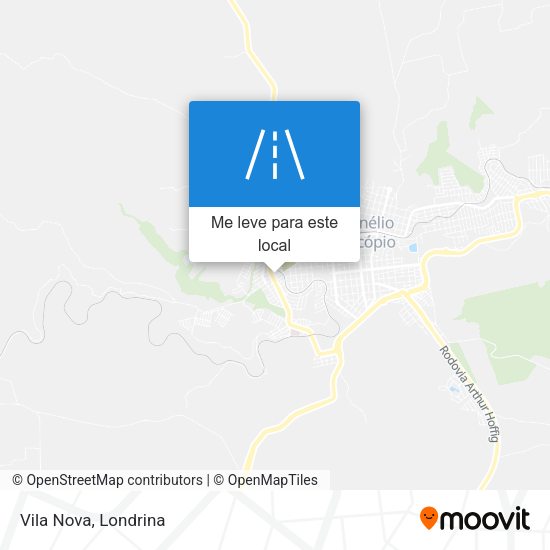Vila Nova mapa