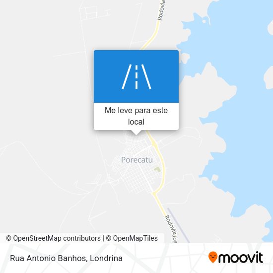 Rua Antonio Banhos mapa