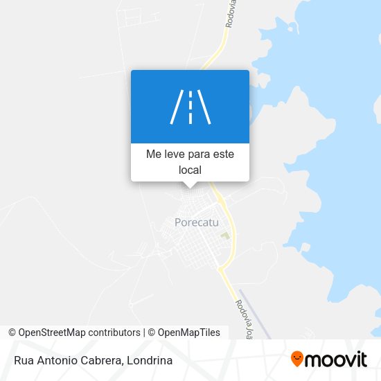 Rua Antonio Cabrera mapa