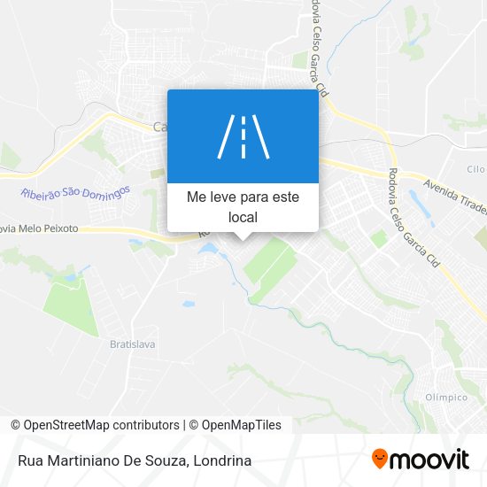 Rua Martiniano De Souza mapa