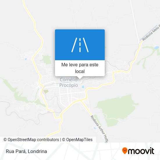 Rua Pará mapa