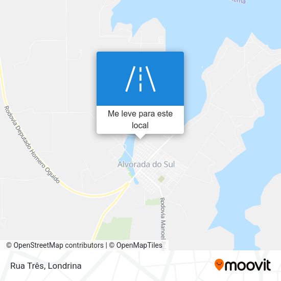 Rua Três mapa