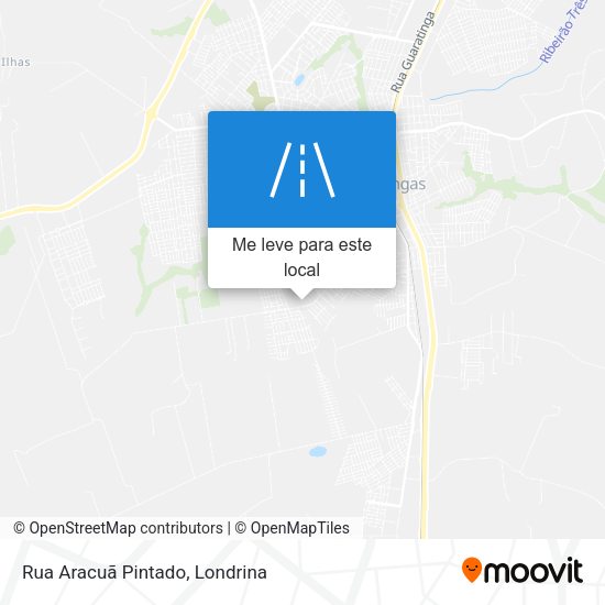Rua Aracuã Pintado mapa