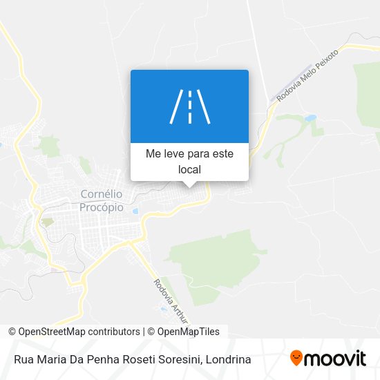 Rua Maria Da Penha Roseti Soresini mapa