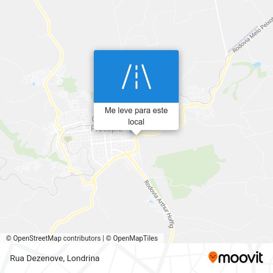 Rua Dezenove mapa